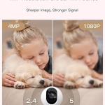 AREN'TI 5G Indoor Security Camera – 4MP Pet Camera with Speaker for Dogs/Cats, Baby Monitor with Phone App | WekaNews