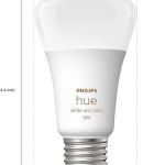 The Philips Hue White and Color Ambiance A19 LED Smart Bulb with Customizable Lighting, Voice Control Compatibility | WekaNews