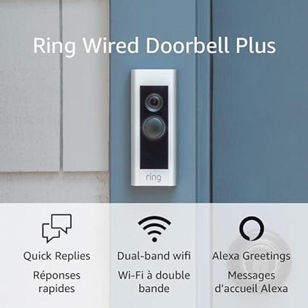 The Ring Video Doorbell Pro with High-Definition Video, Advanced Motion Detection, and Two-Way Audio for Enhanced Home Security and Seamless Smart Home Integration | WekaNews