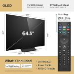 The Vizio OLED65-H1 65-Inch 4K OLED Smart Television with Exceptional Contrast, True-to-Life Colors | WekaNews